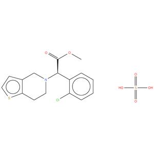 Methyl (-)-(R)-(o-chlorophenyl)-6,7-dihydrothieno[3,2-c]pyridine-5(4H)-acetate, hydrogen sulfate