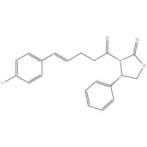 (4S)-3-[(4E)-5-(4-fluorophenyl)pent-4-enoyl]-4- phenyl-1,3-oxazolidin-2-one