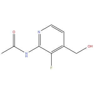 N-(3-fluoro-4-(hydroxymethyl)pyridin-2-yl)acetamide