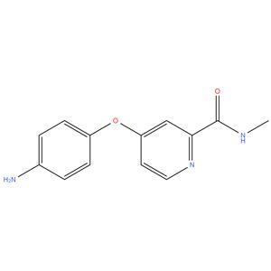 4-(4-Aminophenoxy)-N-methyl-
2-pyridine carboxamide