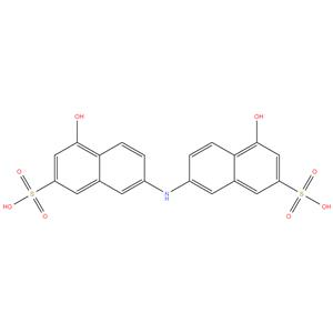 5,5'-Dihydroxy-2,2'-dinaphthylamine-7,7'-disulfonic acid