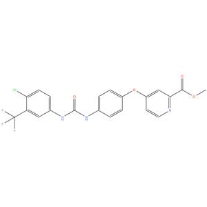 Methyl 4-[4-([[4-chloro-3-(trifluoromethyl)phenyl]carbamoyl]amino)phenoxy]-2-pyridinecarboxylate