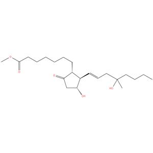 Methyl 7-[(1R,2R,3R)-3-hydroxy-2-[(E)-4-hydroxy-4- methyloct-1-enyl]-5-oxocyclopentyl]heptanoate
