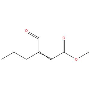 methyl ( Z ) -3 - formylhex - 2 - enoate