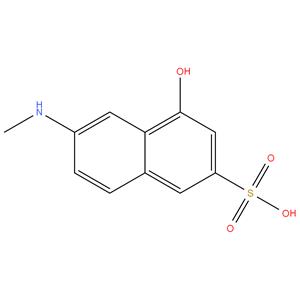 4-Hydroxy-6-methylamino-2-naphthalenesulfonic acid