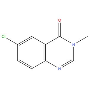 6 - chloro - 3 - methylquinazolin - 4 ( 3H ) -one