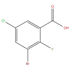 3-Bromo-5-chloro-2-fluorobenzoic acid