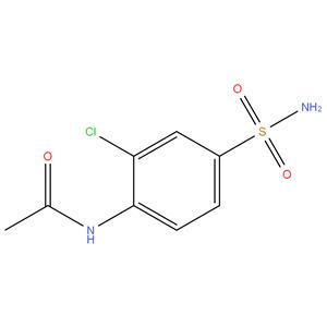 4-acetamido-3-chlorobenzenesulfonamide