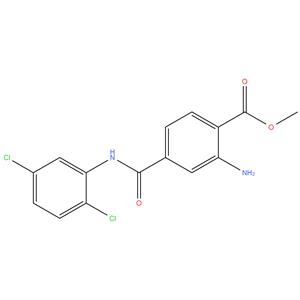 3-Amino-4-Carbomethoxy-2',5'-
Dichloro Benzanilide (OPLAMINE)