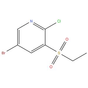 5-Bromo-2-chloro-3-(ethylsulfonyl) pyridine