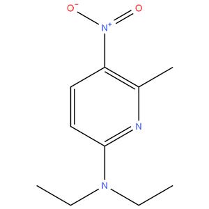 2-(DIETHYLAMINO)-5-NITRO-6-METHYLPYRIDINE