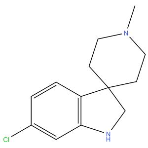 Spiro[3h-indole-3,4'-piperidine], 6-chloro-1,2-dihydro-1'-methyl