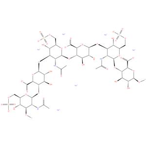 Chondroitin hydrogen sulfate sodium salt