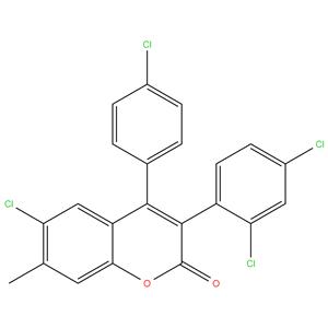 6-Chloro-4(4-Chloro Phenyl)-3(2,4-DiChloro Phenyl)7-Methyl