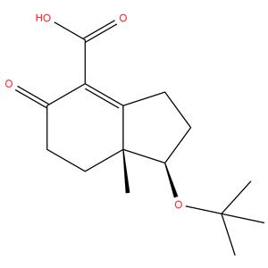 (1R,7aR)-1-(tert-butoxy)-7a-methyl-5-oxo-2,3,5,6,7,7a-hexahydro-1H-indene-4-carboxylic acid