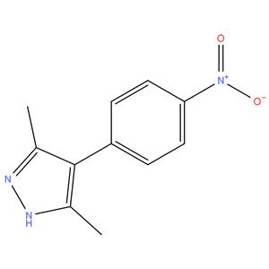 3,5-dimethyl-4-(4-nitrophenyl)-1H-pyrazole