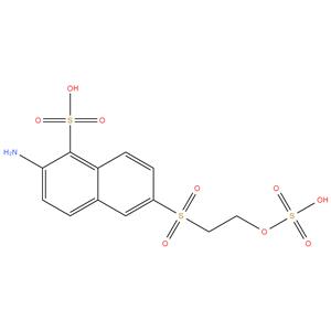 2-Amino-6-(2-(sulfooxy)ethylsulfonyl)naphthalene-1-sulfonic acid