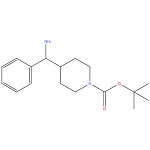 4-(Amino-phenyl-methyl)-piperidine-1-
carboxylic acid tert-butyl ester