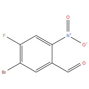 5-BROMO-4-FLUORO-2-NITRO BENZALDEHYDE