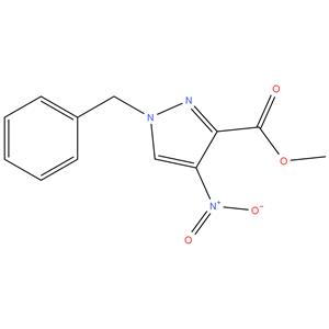 methyl 1-benzyl-4-nitro-1H- pyrazole-3-carboxylate