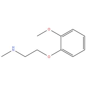 2- ( 2 - methoxyphenoxy ) -N - methylethan - 1 - amine