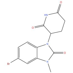 3-(5-Bromo-3-methyl-2-oxo-2,3-dihydro-1H-benzo[d]imidazole-1-yl)piperidine-2,6-dione