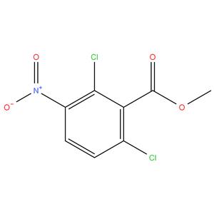 methyl-2,6-dichloro-3-nitro benzoate