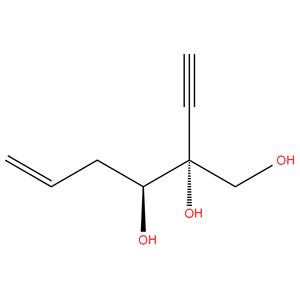 (2R,3S)-2-ethynylhex-5-ene-1,2,3-triol