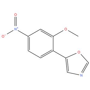 5-(2-Methoxy-4-nitrophenyl); oxazole