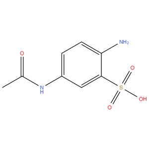 5-Acetamido-2-aminobenzenesulfonic acid