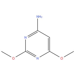 4-Amino-2, 6-dimethoxy pyrimidine