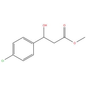 methyl 3- ( 4 - chlorophenyl ) -3 - hydroxypropanoate