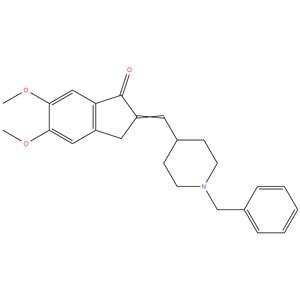 (E)-1-Benzyl-4-(5,6-dimethoxy-1-oxoindan-2-ylindenemethyl)piperidine