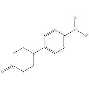 4- ( 4 - nitrophenyl ) cyclohexan - 1 - one