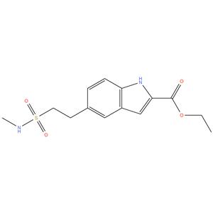 5-(2-methylsulfamoylethyl)-1H-indole-2-carboxylic acid ethyl ester