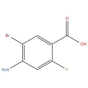 4-Amino-5-bromo-2-fluoro benzoic acid