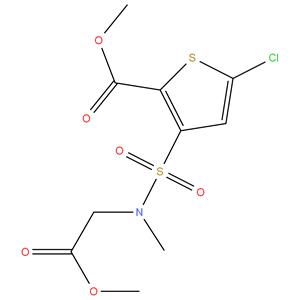 Methyl 5-chloro-3-(methylsulfamoyl)thiophene-2- carboxylate
