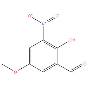 2-hydroxy-3-nitro-5-methoxy benzaldehyde