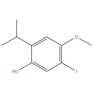 5-Iodo-4-methoxy-2-(propan-2-yl)phenol