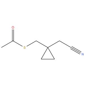 1-(Acetylthiomethyl)cyclopropaneacetonitrile