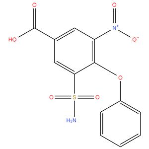 Bumetanide EP Impurity A
Bumetanide Related Compound B ; 3-nitro-4-phenoxy-5-
sulfamoylbenzoic acid