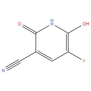 2,6-dihydroxy-5-fluoro -3-cyano-pyridine