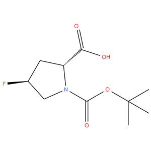 (2R,4S)-1-(tert-butoxycarbonyl)-4-fluoropyrrolidine-2-carboxylic acid