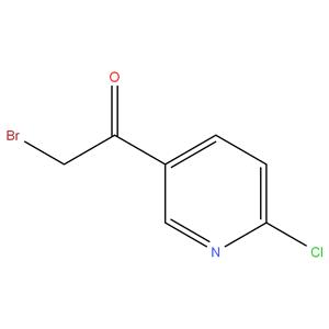 2-bromo-1-(6-chloropyridin-3-
yl)ethanone