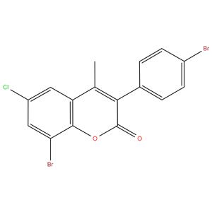 8-Bromo-3(4’-bromophenyl)-6-chloro-4-methylcoumarin