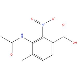 3-Acetamido-4-methyl-2-nitrobenzoicacid