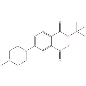 tert-butyl 4-(4-methylpiperazin-1-yl)-2-nitrobenzoate