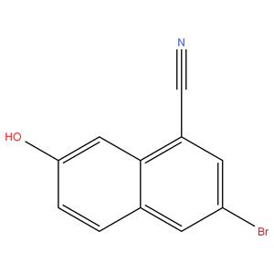 3-Bromo-7-hydroxy-naphthalene-1-carbonitrile