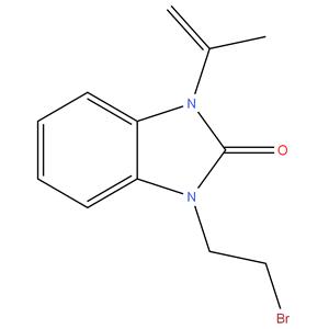 1-(2-Bromoethyl)-3-(prop-1-en-2-yl)-1,3-dihydro-2H-benzimidazol-2-one