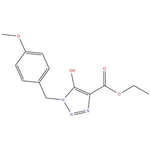 ethyl 5-hydroxy-1-(4-methoxybenzyl)-1H-1,2,3-triazole-4-carboxylate
